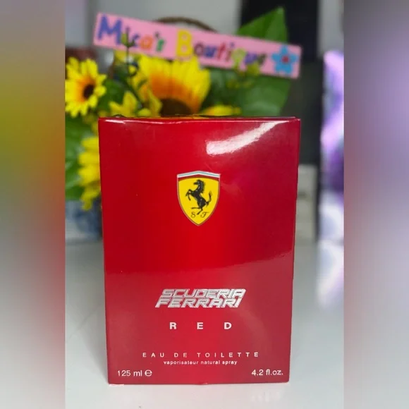 🆕FERRARI Scuderia Red Eau de Toilette 125ml 4.2 Oz  ~Open box~ 💯 Authentic 🔥 - Picture 3 of 13